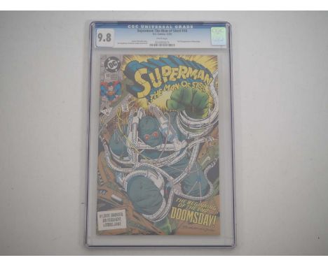 SUPERMAN: THE MAN OF STEEL #18 - (1992 - DC) - GRADED 9.8 (NM/MINT) by CGC - The first full appearance of Doomsday - Jon Bogd