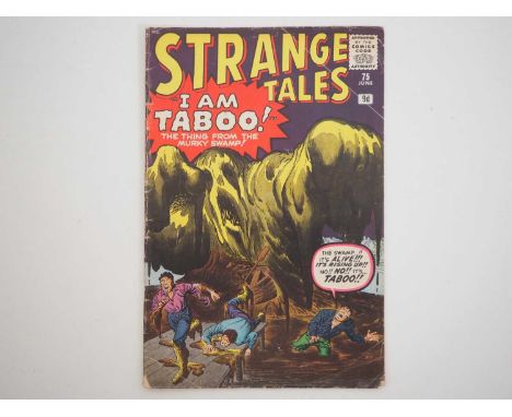 STRANGE TALES #75 (1960 - MARVEL - UK Price Variant) - Includes the first appearances of Taboo & Grutan - Cover art by Jack K