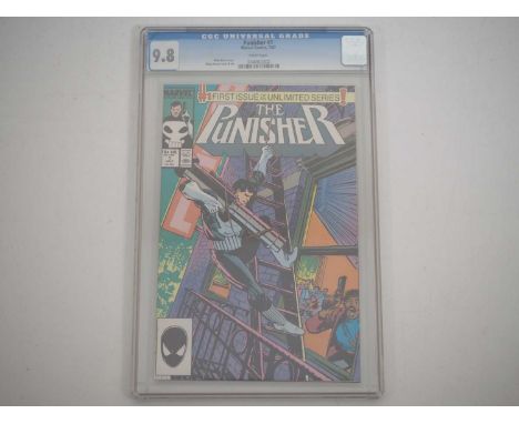 PUNISHER #1 - (1987 - MARVEL) - GRADED 9.8 (NM/MINT) by CGC - First ongoing series for the Punisher - Klaus Janson cover and 