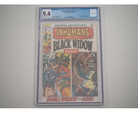AMAZING ADVENTURES #1 (1970 - MARVEL) - GRADED 9.4(NM) by CGC - Includes Inhumans, Black Widow & Fantastic Four appearances -
