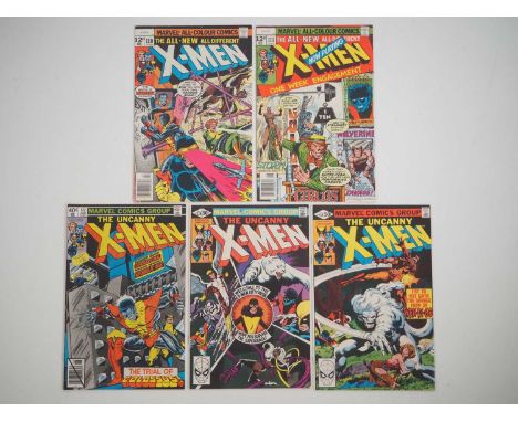 X-MEN #110, 111, 122, 139, 140 (5 in Lot) - (1978/1980 - MARVEL - US & UK Price Variant) - Includes the origin of Colossus, t