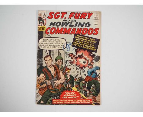 SGT. FURY AND HIS HOWLING COMMANDOS #1 (1963 - MARVEL) First appearances of Sgt. Nick Fury and his Howling Commandos ("Dum Du