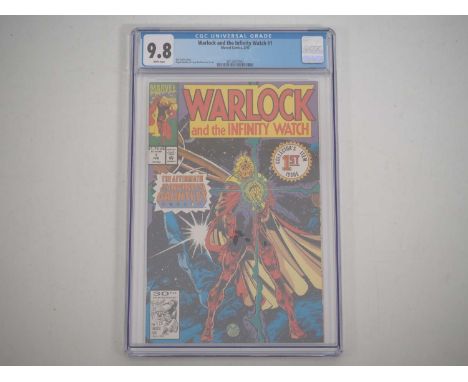 WARLOCK AND THE INFINITY WATCH #1 (1992 - MARVEL) - GRADED 9.8 (NM/MINT) by CGC - Premiere issue of the Infinity Watch - Ange