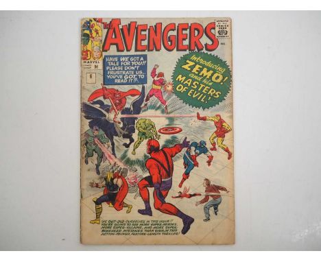 AVENGERS #6 (1964 - MARVEL - UK Price Variant) - The first full appearance of Baron Heinrich Zemo and the Masters of Evil (Bl