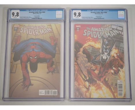 AMAZING SPIDER-MAN #800 RAMOS VARIANT COVER & REMASTERED EDITION (2 in Lot) GRADED 9.8 (NM/MINT) by CGC - (2018 - MARVEL) - F