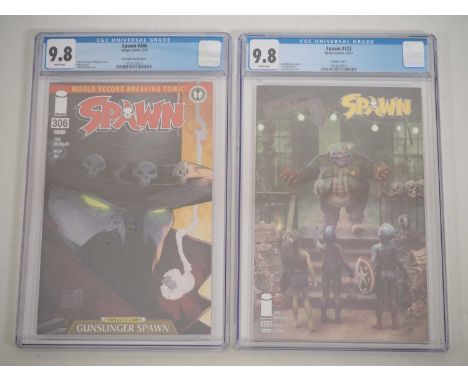SPAWN #306 MCFARLANE VARIANT & #323 BJORN BARENDS VARIANT COVERS (2 in Lot) - (2020/2021 - IMAGE) - GRADED 9.8 (NM/MINT) by C