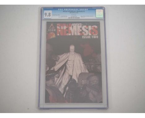 MILLAR & MCNIVEN'S NEMESIS #2 DYNAMIC FORCES EDITION (2010 - MARVEL/ICON) - GRADED 9.8 (NM/MINT) by CGC - The origin of Nemes