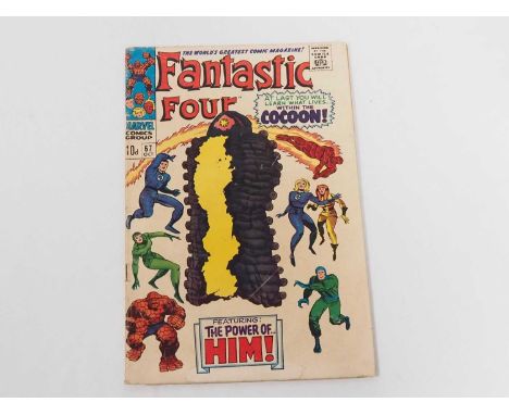 FANTASTIC FOUR #67 (1967 - MARVEL - UK Price Variant) - First cameo appearance and origin of HIM - Jack Kirby & Joe Sinnott c