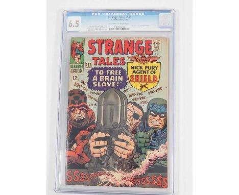 STRANGE TALES #143 (1966 - MARVEL) GRADED 6.5 (FN+) by CGC - Includes appearances by Mentallo and the Fixer - Cover art by Ja