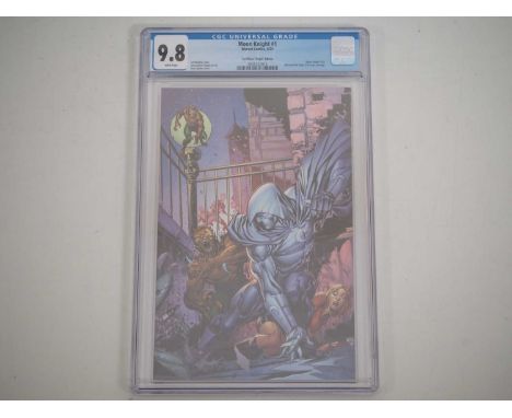 MOON KNIGHT VOL. 9 #1 TERRIFICON VIRGIN EDITION- (2021 - MARVEL) - GRADED 9.8(NM/MINT) by CGC - First appearance of Dr. Badr 