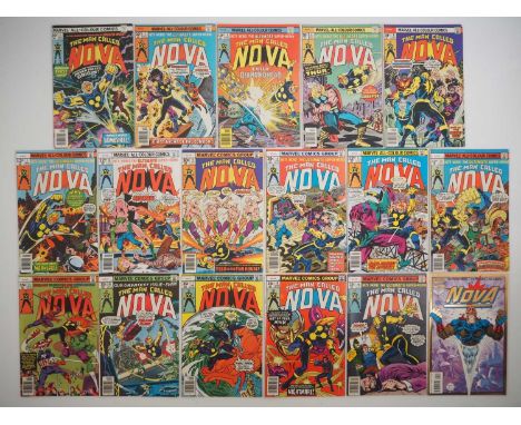 NOVA #1, 2, 3, 4, 6, 7, 8, 9, 10, 11, 14, 15, 16, 17, 18, 20 + NOVA VOL. 2 #1 Gold Foil Edition (17 in Lot) - (1976/1994 - MA