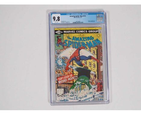 AMAZING SPIDER-MAN #212 (1981 - MARVEL) - GRADED 9.8 (NM/MINT) by CGC - Includes the first appearance of Hydro-Man - John Rom