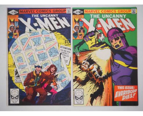 UNCANNY X-MEN #141 & 142 (2 in Lot) - (1981 - MARVEL) - "Days of Future Past" Parts One & Two - First appearances of Rachel G