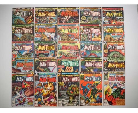 MAN-THING LOT (25 in Lot) - Includes MAN-THING #3, 8-20 (1974/1975) + MAN-THING VOL. 2 #1 to 11 (1979/1981) - Includes the fi