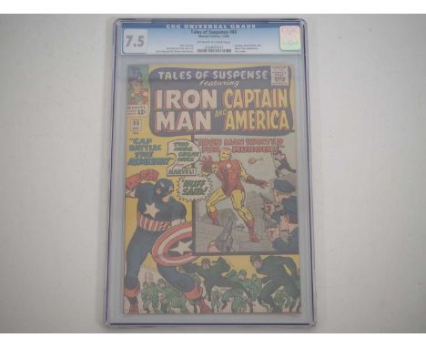 TALES OF SUSPENSE #60 (1964 - MARVEL) - GRADED 7.5 (VF-) by CGC - Includes appearances by Hawkeye, Black Widow & Baron Zemo -