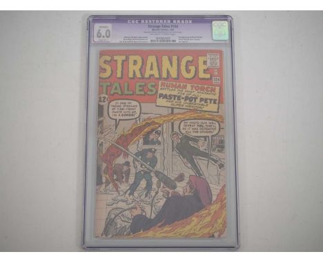 STRANGE TALES #104 (1963 - MARVEL) GRADED 6.0 (RESTORED) by CGC - Includes the first appearance of Paste-Pot Pete - Jack Kirb