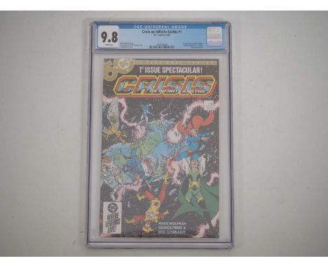 CRISIS ON INFINITE EARTHS #1 - (1985 - DC) - GRADED 9.8 (NM/MINT) by CGC - Part 1 which includes the first appearance of Blue
