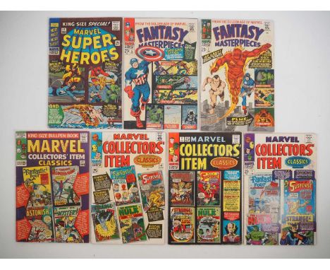 MARVEL SUPER-HEROES #1 + FANTASY MASTERPIECES #5, 7 + MARVEL COLLECTORS' ITEM CLASSICS #1, 4, 5, 7 (7 in Lot) - (1965/1967 - 
