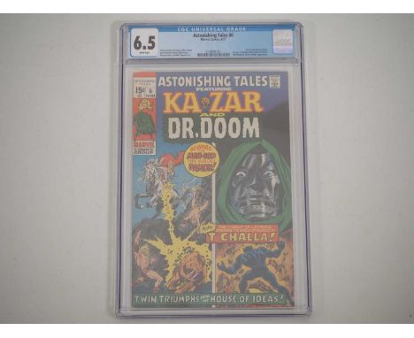 ASTONISHING TALES #6 (1971 - MARVEL) - GRADED 6.5 (FN+) by CGC - Includes the first appearance of Barbara Morse (who later be