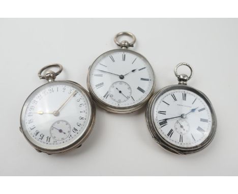Victorian silver chronometer pocket watch, by Edward Morrison, Maryborough (?), the case hallmarked Chester 1899, white dial 