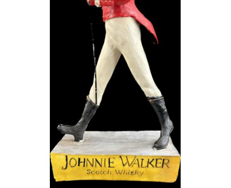 Johnnie Walker Scotch Whisky advertising figure, approximate height: 14inches