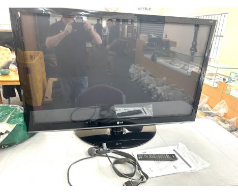 L.G 50" TV with manual in working order model no 5OPS3000 with remote