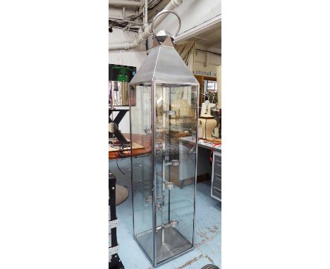 ORANGERY LANTERN, of large proportions, 195cm H.