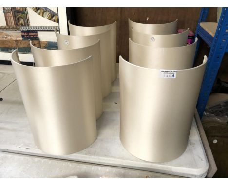 SEVEN HALF LAMP SHADES 