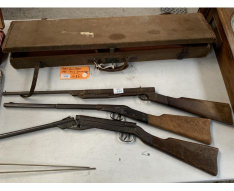 THREE VINTAGE AIR RIFLES, DIANA ETC 