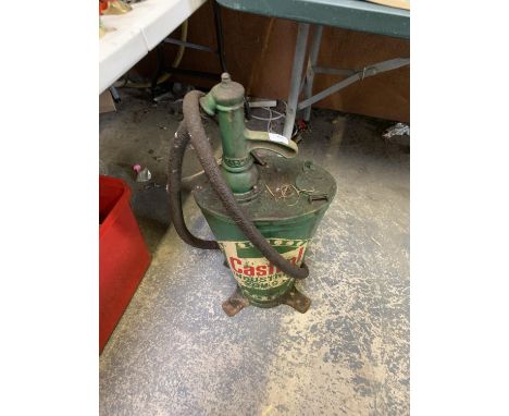 A VINTAGE CASTROL OIL PUMP 