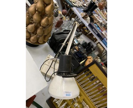 A RETRO ANGLE POISE LAMP 