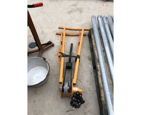 A METAL PIPE BENDING STATION 