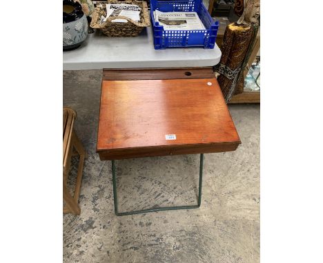 A VINTAGE CHILD'S DESK 