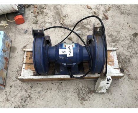 A BENCH GRINDER 