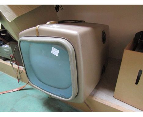 A vintage Murphy television in metallic effect casing