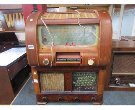 Two vintage wooden cased radios to include TO- R and Herofon 