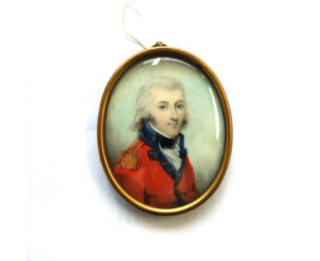 Late 18th century, Irish School, in the manner of Charles Robertson (c. 1760-1821) Irish, portrait miniature on ivory depicti