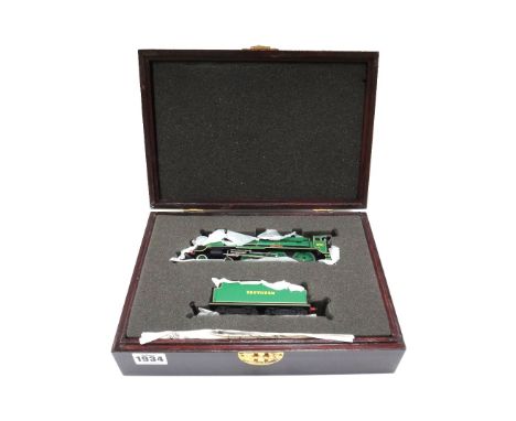 A Bachmann OO gauge locomotive and tender; 'Lord Nelson' Ltd edition, with certificate and presentation case.
