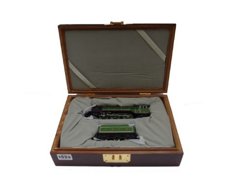 A Bachmann OO gauge locomotive and tender; 'Green Arrow' Ltd edition, with certificate and presentation case.