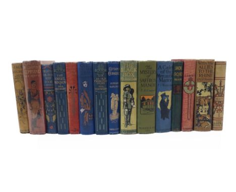 A collection of pictorial cloth bound books, late 19th - early 20th century, to include: G.A. Henty, Jack Archer, A Tale of t