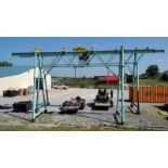 Industrial 3-Ton Rolling Gantry Crane (27' Long x 10' Wide) (1 x Your Bid)
