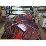 Assorted Lot of Air & Water Hose Reels on Skid (1 x Your Bid)