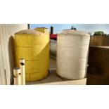 Plastic Above-Ground Storage Tank, 500 Gal. (White ONLY) (1 x Your Bid)