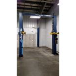 Challenger Model 39000 (9,000#) 2-Post Surface Lift s/n 3913200 (1 x Your Bid)