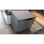 Gray Double-Door Work Cabinet (1 x Your Bid)