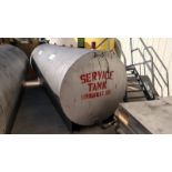 1,000 Gal. Horizontal New Oil Tank w/ Alemite Ram Pump (1 x Your Bid)