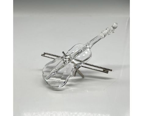 Part of the Crystal Melodies group this musical instrument is realistically created from clear crystal. Bow and stand are mad