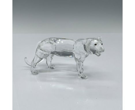 Part of the Endangered Species group, this figural has clear faceted crystal body with amber crystal eyes. Swarovski backstam