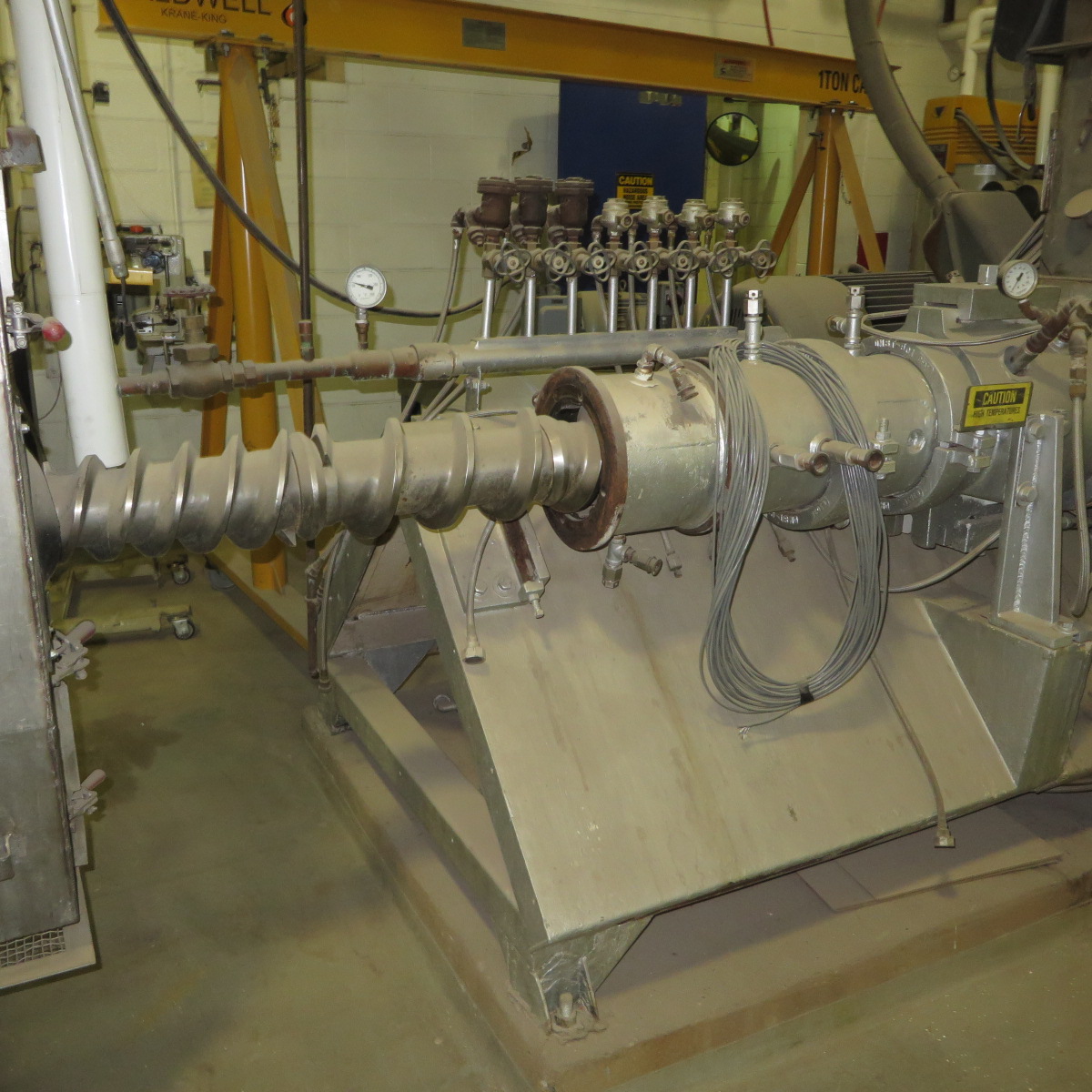 (1) Wenger Extruder Model X-175, serial number 8108-8520, 200 HP, with stainless steel conditione