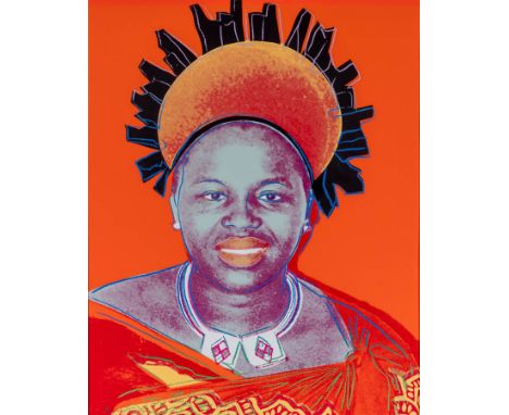 Andy Warhol (1928-1987), Queen Ntombi Twala of Swaziland, from the series 'Reigning Queens', signed and numbered '13/40 Andy 